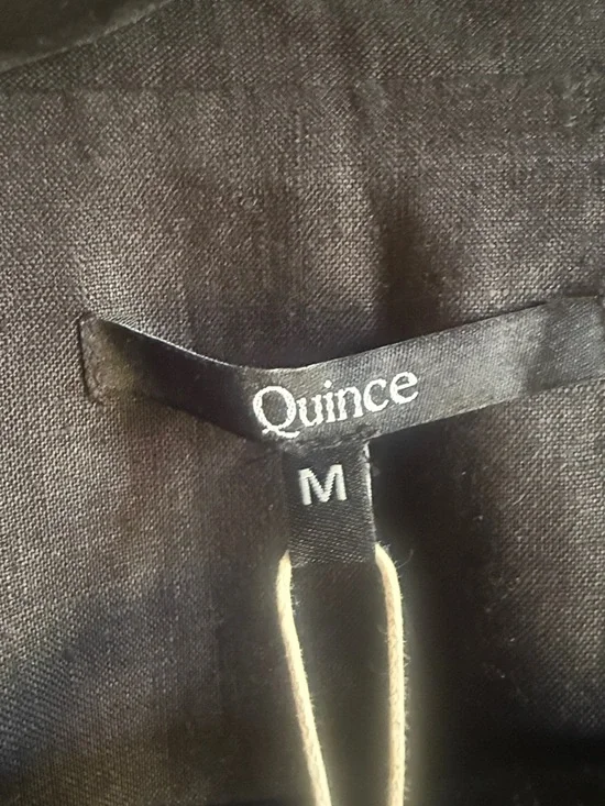 Quince 100% European Linen Button Front Dress - Picture 2 of 4